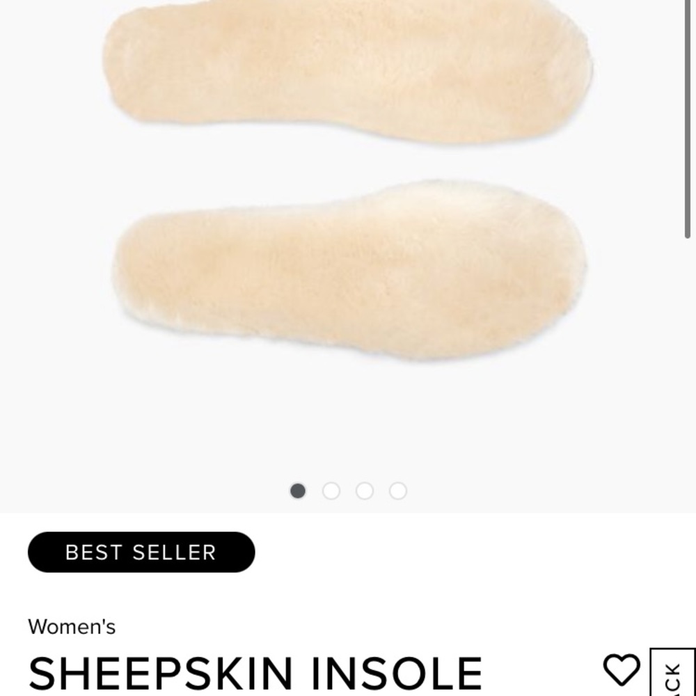Women’s UGG boot sheepskin insoles. Size 8. Never worn or opened.